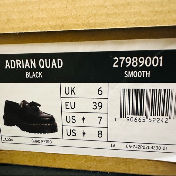 dr martens ADRIAN LEATHER PLATFORM TASSEL LOAFERS - Picture 8 of 10